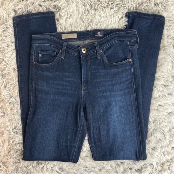Ag Adriano Goldshmied the Prima Women's Size 27R Skinny Mid Rise Cigarette Jean - Picture 3 of 10